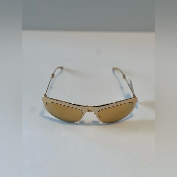 COPY - Nwt Givenchy Tri-Fold Unisex Foldable Sunglasses in Mirror Gold - Picture 6 of 12